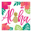 16 Serviettes en papier aloha