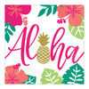16 Serviettes en papier aloha