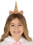 Serre-tête licorne doré fille