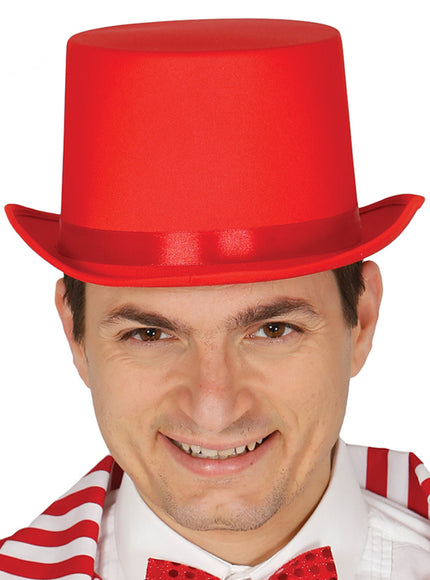Chapeau élégant rouge adulte