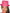 Chapeau élégant rose adule
