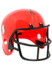 Casque de football américain rouge adulte
