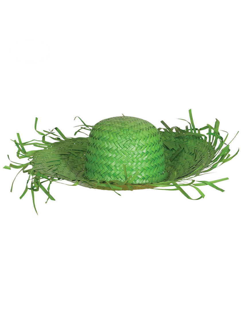 Chapeau épouvantail vert adulte