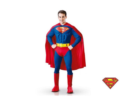 déguisement superman™ musclé adulte taille s