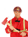 Hache pompier rouge adulte