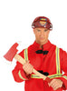 Hache pompier rouge adulte