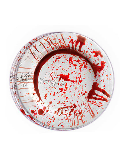 6 assiettes sang (23 cm) - Halloween