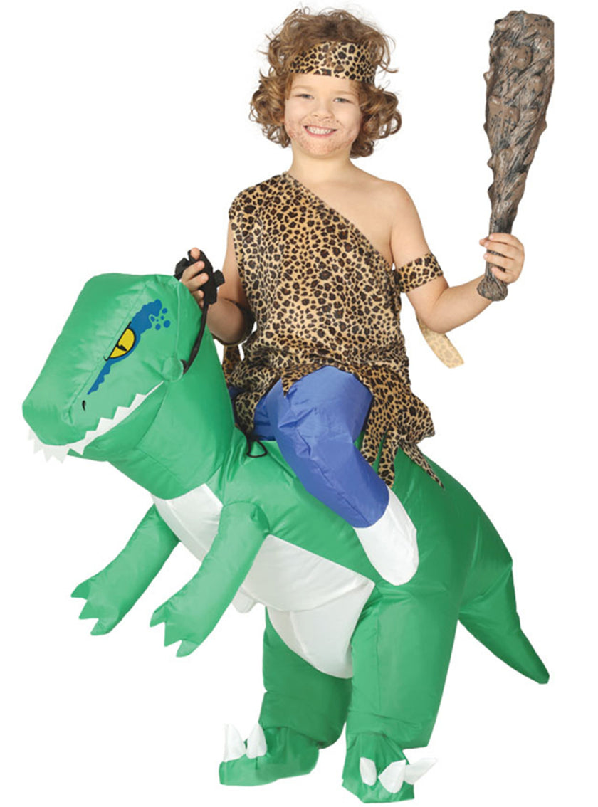Déguisement dinosaure porte-moi gonflable enfant