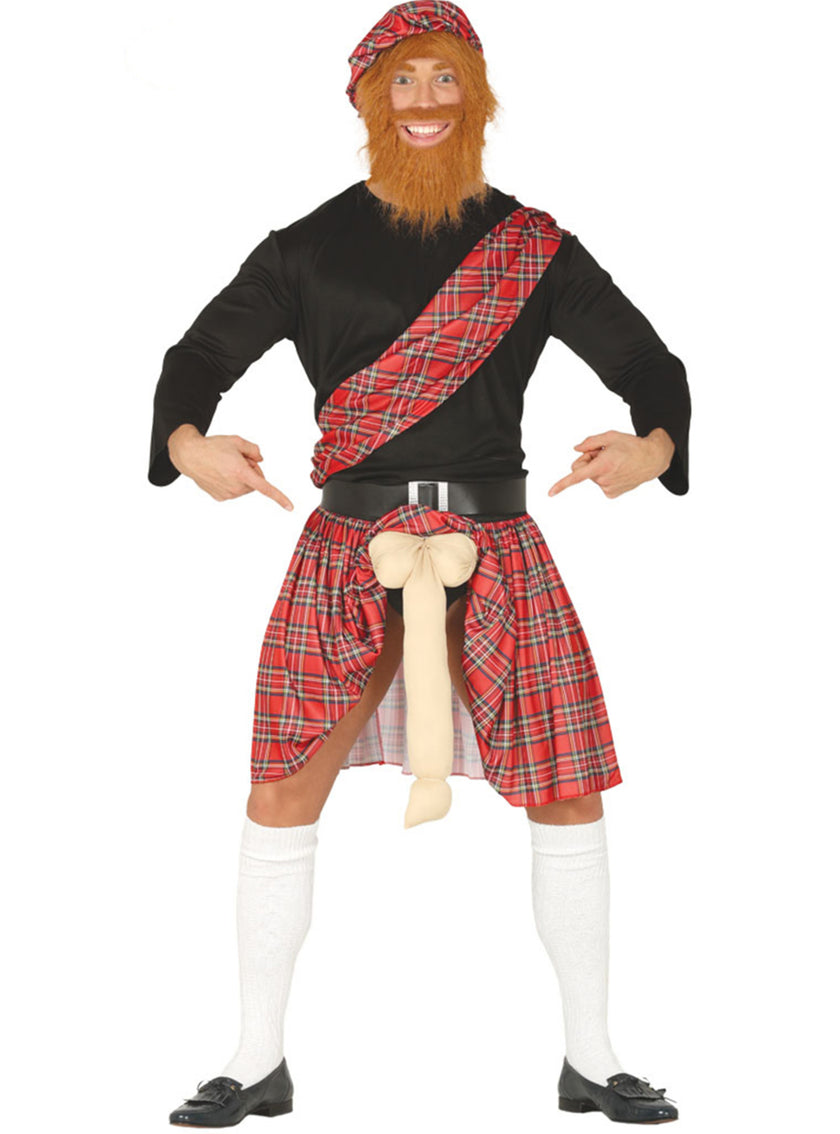 Déguisement écossais avec surprise homme