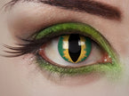 lentilles de contact vipère alien vert jaune 1 jour