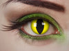 lentilles de contact démon animal jaune scintillantes 1 jour