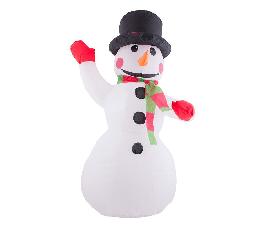 bonhomme de neige gonflable lumineux 1.2m