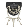 SET COLLIER + BRACELET TETE DE MORT
