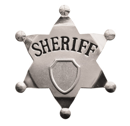 ETOILE DE SHERIFF ARGENT