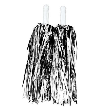 POMPOM METALISEE X2 ARGENT