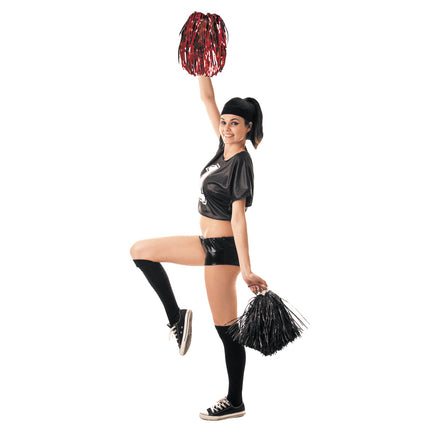 POMPOM METALISEE X2 ROUGE