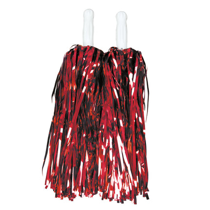 POMPOM METALISEE X2 ROUGE