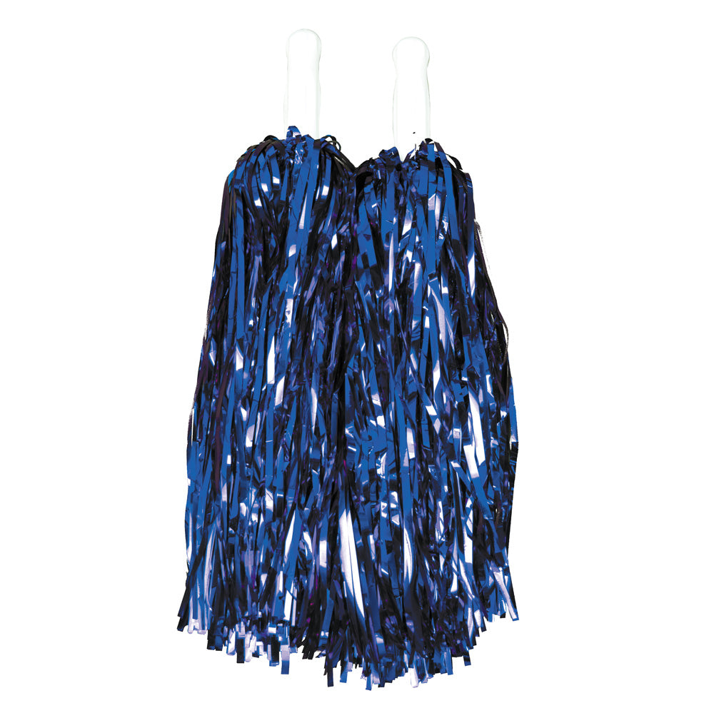 POMPOM METALISEE X2 BLEU