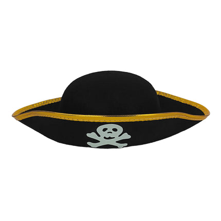 CHAPEAU PIRATE ENFANT FEUTRE NOIR