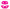 masque pvc loup néon fluo pink mix