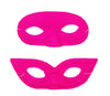 masque pvc loup néon fluo pink mix