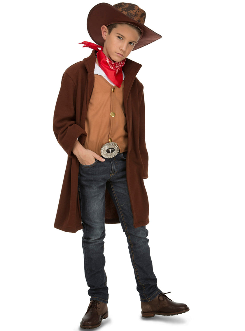 Déguisement Cowboy marron enfant