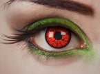 lentilles de contact zombie yeux rouge injectés 1 jour