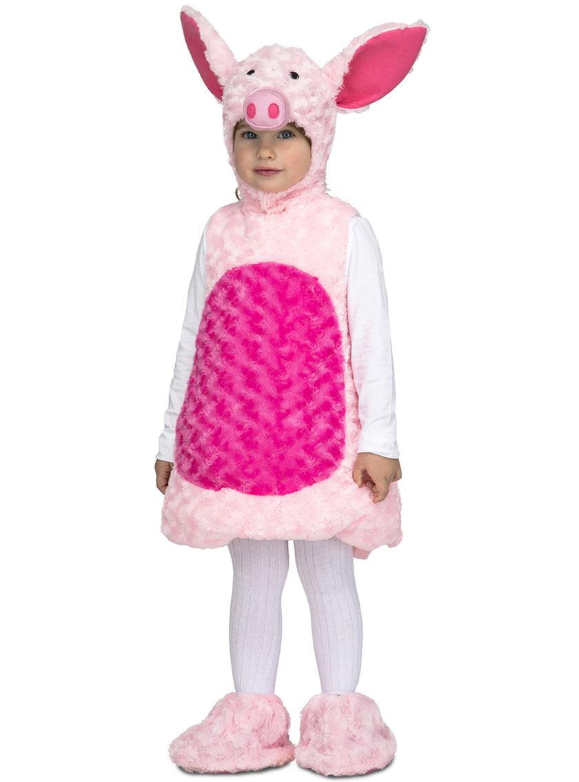 Déguisement cochon peluche rose enfant