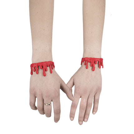 BRACELETS X2 FAUX SANG
