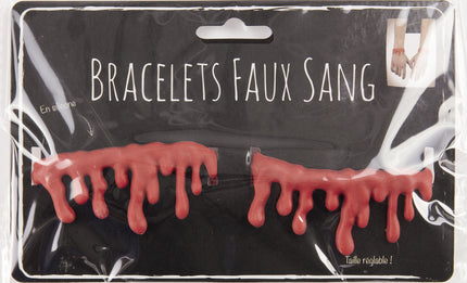 BRACELETS X2 FAUX SANG