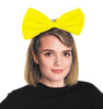 SERRE TETE NOEUD JAUNE FLUO
