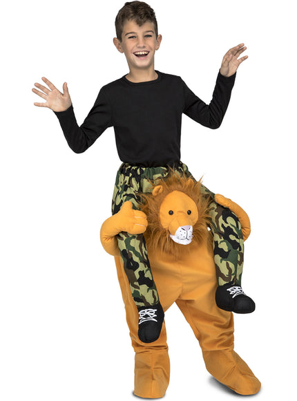 Déguisement porte-moi lion enfant