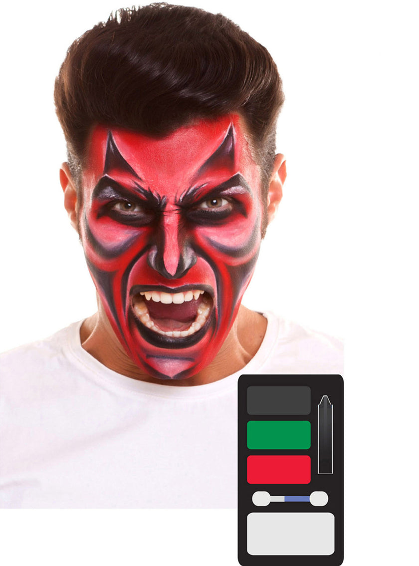 Maquillage démon rouge adulte