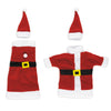 SET DE 2 COSTUMES NOEL LUXE POUR BOUTEILLES