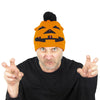 BONNET TRICOT CITROUILLE LUMINEUX