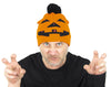 BONNET TRICOT CITROUILLE LUMINEUX