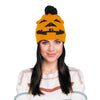 BONNET TRICOT CITROUILLE LUMINEUX