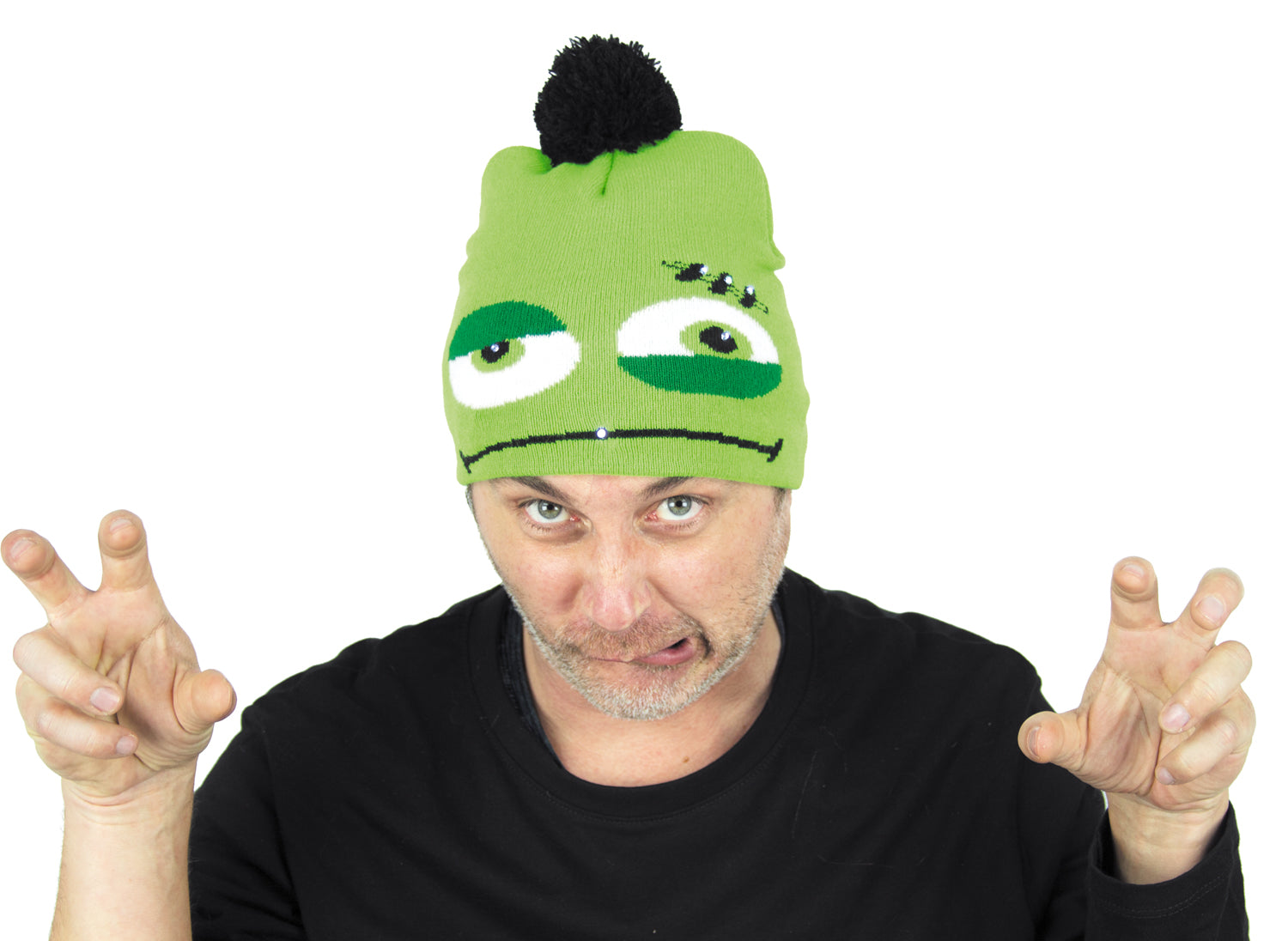 BONNET TRICOT MONSTRE LUMINEUX