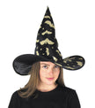 CHAPEAU SORCIERE DORE ADULTE