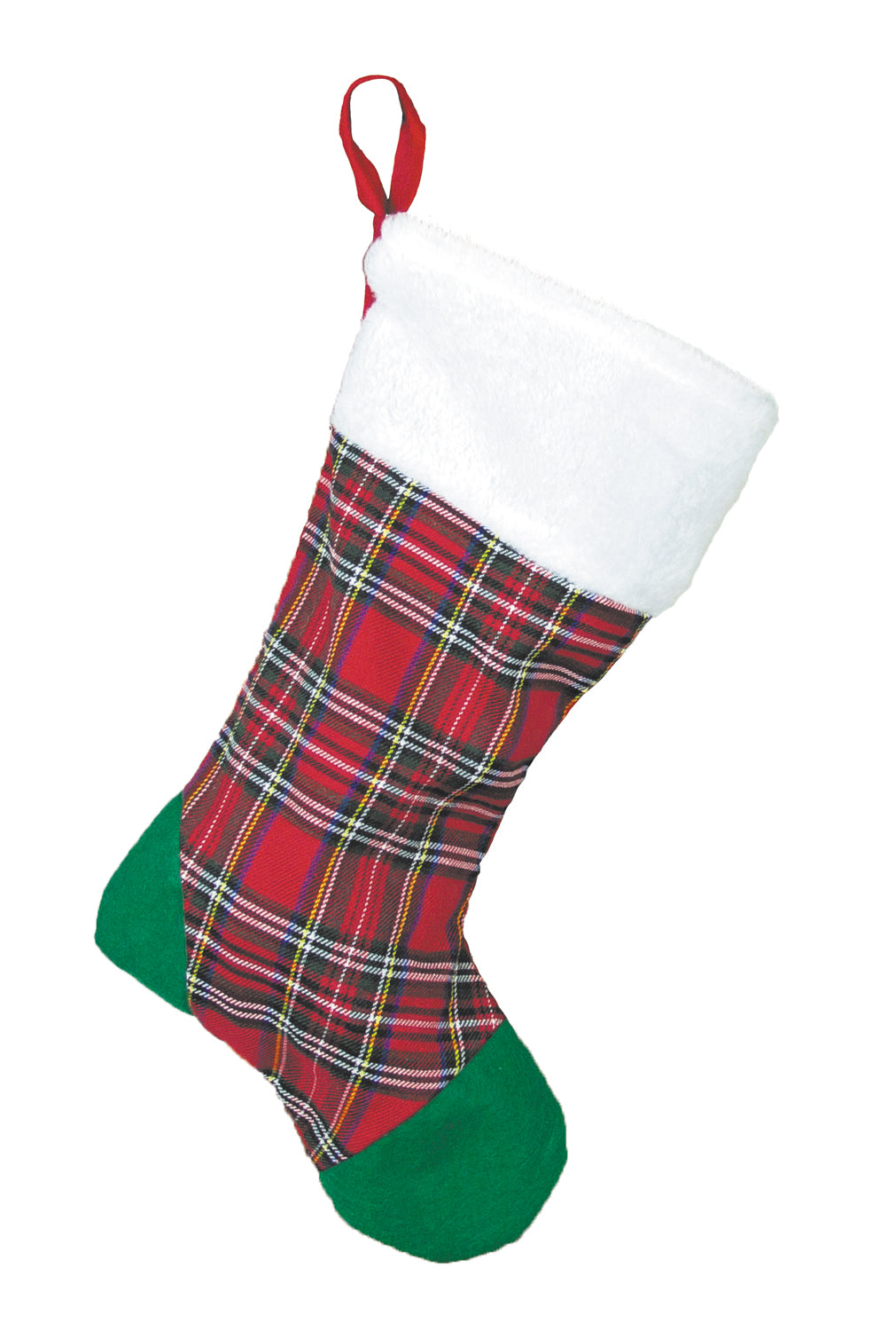 CHAUSSETTE DE NOEL TARTAN 42CM