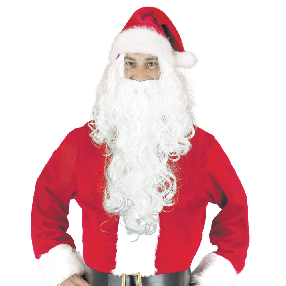 PERRUQUE ET BARBE BLANCHE LONGUE