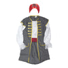 VESTE ET FOULARD PIRATE 4-6 ANS