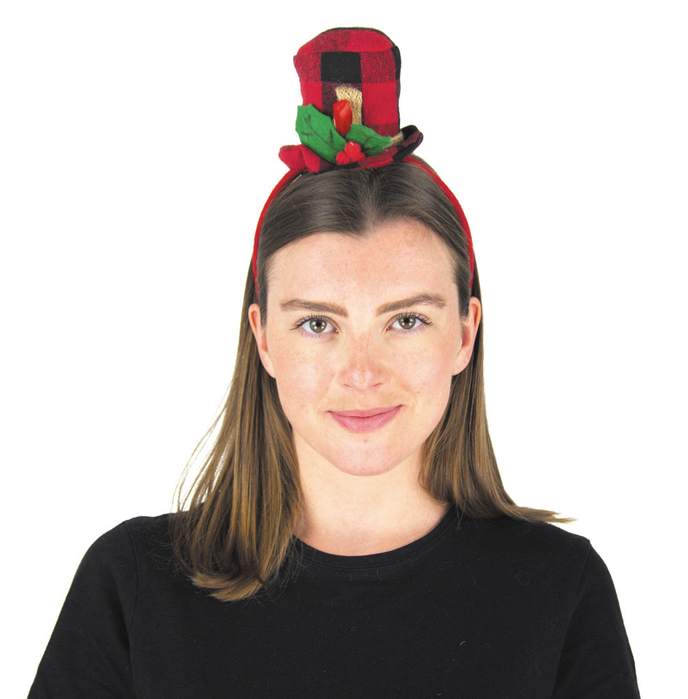 SERRE TETE CHAPEAU TARTAN