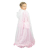 CAPE PRINCESSE PLUME BLANCHE ET ARGENT ENFANT