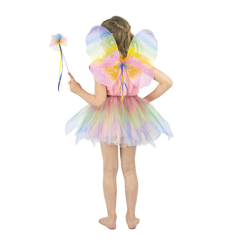 SET FEE PAPILLON FLUO ENFANT