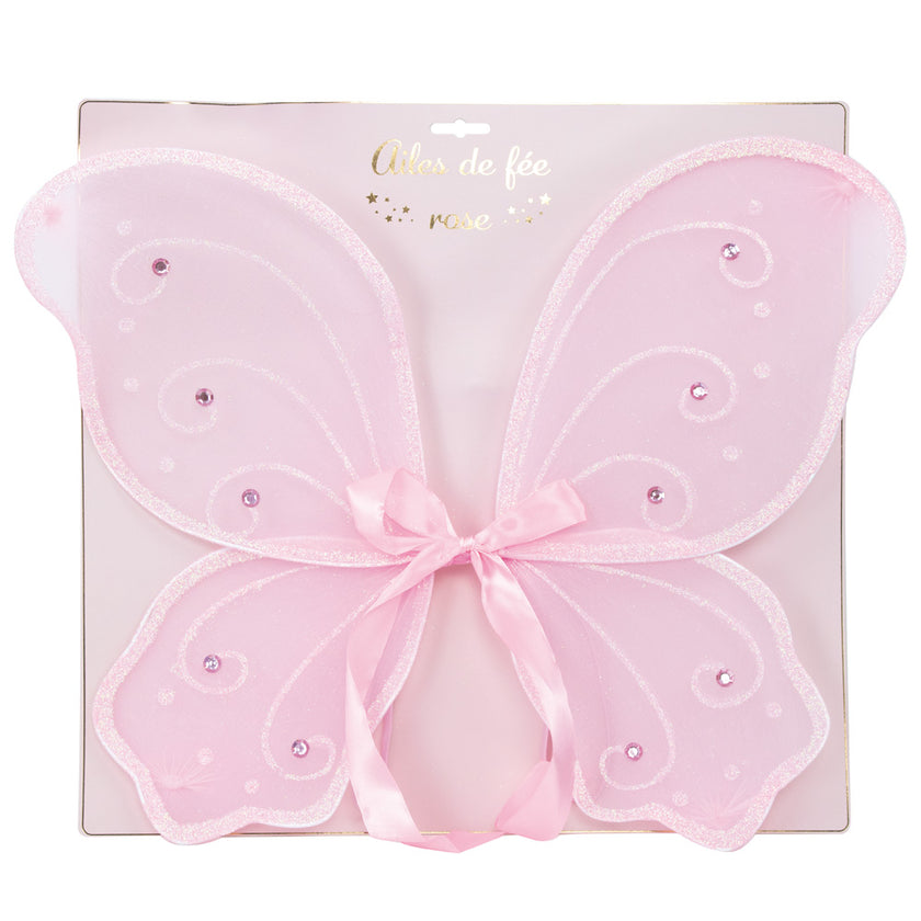 AILES DE FEE ROSE LUXE ENFANT