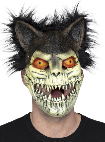 Masque chat zombie adulte