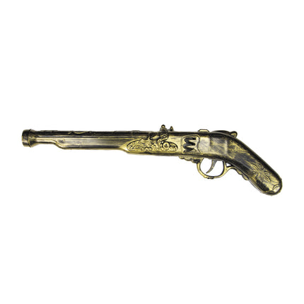 PISTOLET DE PIRATE DORE