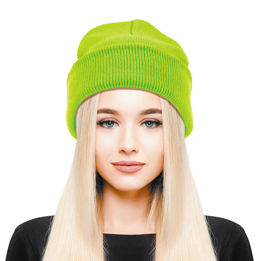 BONNET VERT FLUO