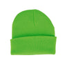 BONNET VERT FLUO